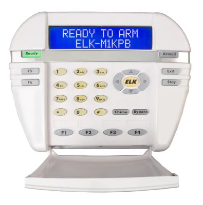 ELK - M1KPB - LCD Keypad, BLUE LCD, 32 Char. Alphanumeric, 6.875" W x 5.25" H