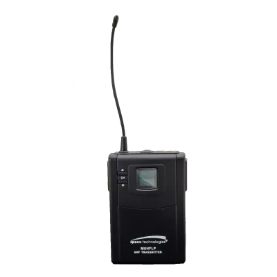 Speco - MUHFLP - Frequency Selectable UHF Bodypack Microphone