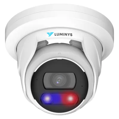 Luminys - N5T-8DA2 - 8MP Network LumiDeterrent Turret Camera, 2.8 mm Lens