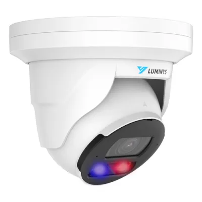 Luminys - N5T-8DA2 - 8MP Network LumiDeterrent Turret Camera, 2.8 mm Lens