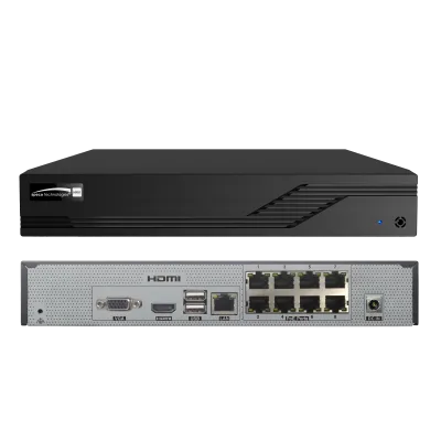 Speco - N8NRV2TB - 8 Channel Network Video Recorder with 8 Built-In PoE Ports, 2TB