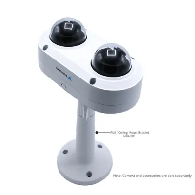 Luminys - N9P-4RA2 - 2 x 4MP LumiFlex Dual-Sensor Dome Camera with 2.8 mm Lens, IR LEDs