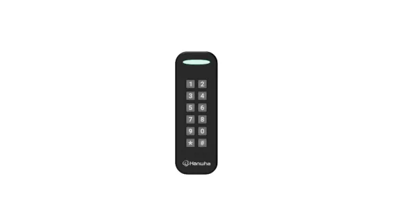 Hanwha - NOD-AX15S - Multi-Technology Mullion Keypad Reader, 13.56 MHz 