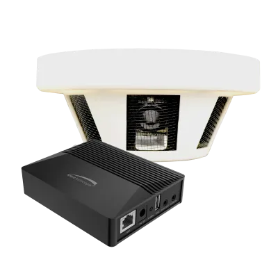 Speco - O2562 - 2MP Discreet Ceiling Mounted Color Camera with Advanced Analytics IP Encoder