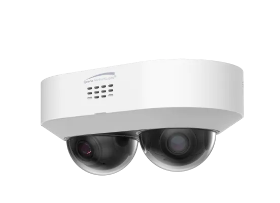 Speco - O4FDMS1 - 4MP x2 Dual Sensor Dome Camera with Advanced Analytics