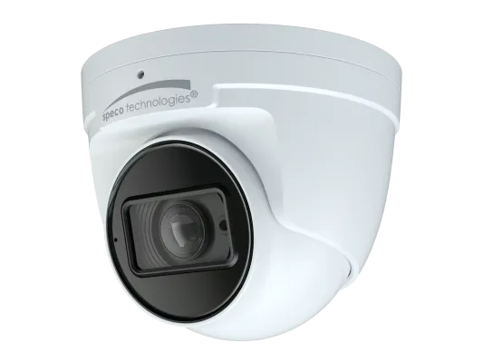 Speco - O4T9M - 4MP H.265 IP Turret Camera with Advanced Analytics