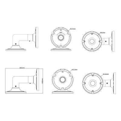 Speco - O5VLWMJG - Wall Mount