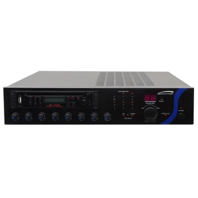 Speco - PBM120AU - 120W PA Mixer Amplifier with USB/Tuner/CD