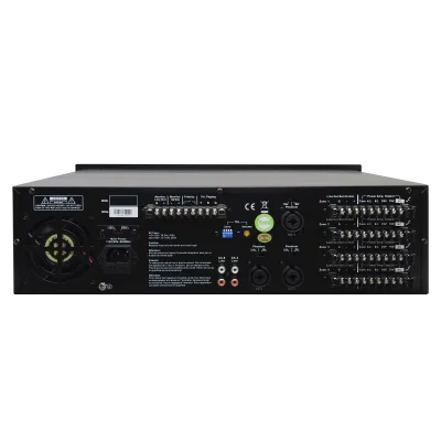 Speco - PL200M - 160 Watt 5×4 Multisource/Multizone PA Amplifier