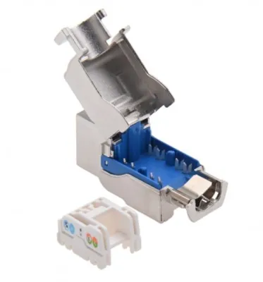 Platinum Tools - 106275 - Cat8 Shielded Toolless Keystone Jack