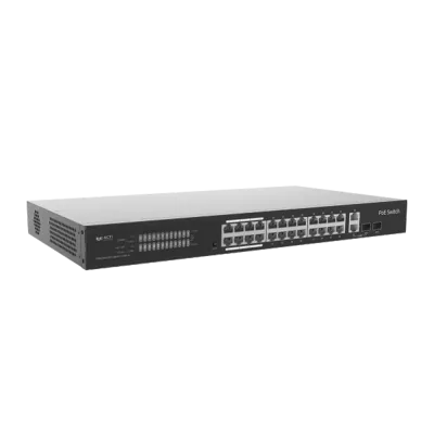 ACTi - PPSW-1107 - 24-port 10/100/1000Mbps PoE, Smart Managed Gigabit Ethernet PoE Switch