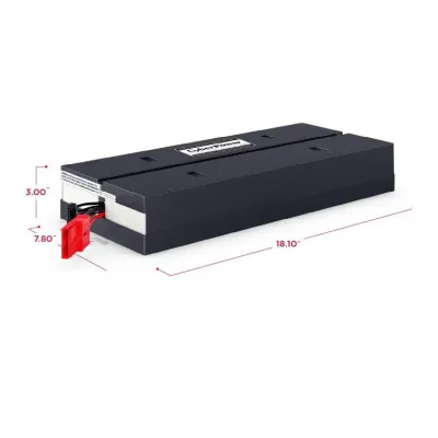 CyberPower - RB1260X8B - Replacement Battery Cartridge