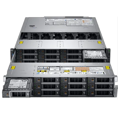 Digital Watchdog - DW-BJRR2Y400TS - Blackjack Rack 2U 26-bay server with 32GB dual processor, RAID5/6 options, Windows Server 2019 - 380TB