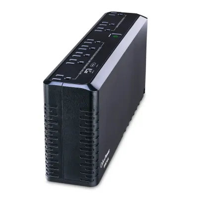 CYBERPOWER - SL950U - 950VA/510W Slim Line Standby UPS, 8 NEMA 5-15R Outlets, NEMA 5-15P Plug, 5 Ft Cord, 1 USB-A and one USB-C Charging Port, USB, PowerPanel Personal, 3 Yr Warranty