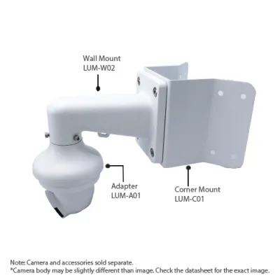 Luminys - N3T-5DA2 - 5MP Network LumiDeterrent Flashing White-light Turret Camera with 2.8 mm