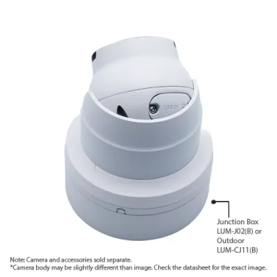 Luminys - N3T-5DA2 - 5MP Network LumiDeterrent Flashing White-light Turret Camera with 2.8 mm