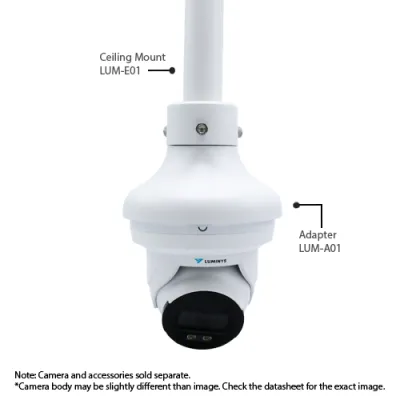 Luminys - N3T-5DA2 - 5MP Network LumiDeterrent Flashing White-light Turret Camera with 2.8 mm