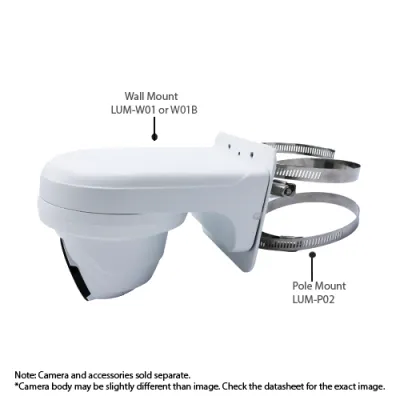 Luminys - N3T-5DA2 - 5MP Network LumiDeterrent Flashing White-light Turret Camera with 2.8 mm