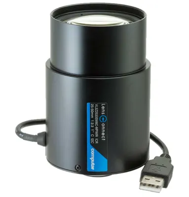 Computar  - VL2Z2533UM6C-MPWIR - 9MP, 1”, 25-50mm, F3.3, LensConnect, P-Iris with remote focus and zoom adjustment, (C-mount)