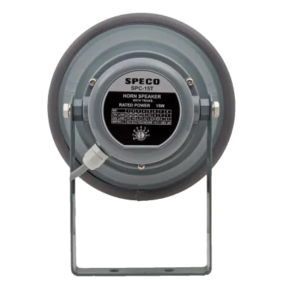 Speco - SPC15T - 8" Weatherproof PA Speaker with Transformer