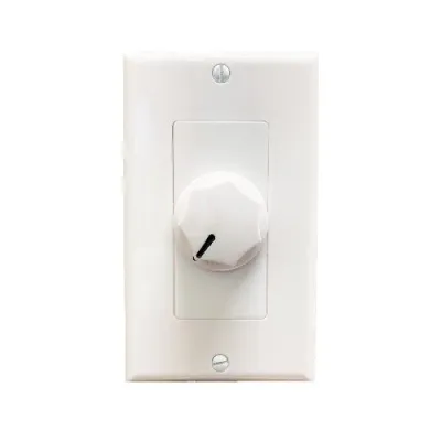 Speco - WAT50DW - 50W Speaker Line Attenuator White