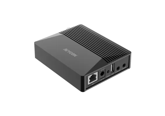 AVYCON - AVA-E501N-AI - 1CH Video Server (Encoder), H.265+, ONVIF, 5MP HD-TVI/AHD/CVBS @ 20fps, 4MP @ 30fps, MicroSD Slot, 1ch BNC input, 1/1 Audio, 8/4 Alarm, UTC, RJ45, AI available with Plug & Play NVR, PoE/DC12V