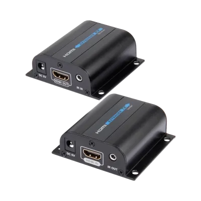 AVYCON - AVA-HDMI-EXT-C180 - HDMI Extender over CAT5/6/7 up to 180ft, with IR transmitter & receiver, includes DC5V power supply