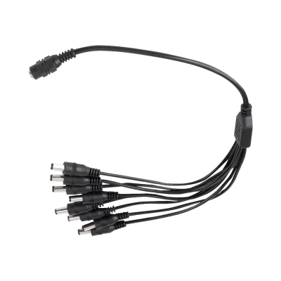 AVYCON - AVA-PIGTAIL-1IN8OUT - DC Male Pigtail with 1 in / 8 out