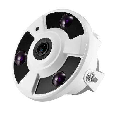 AVYCON - AVC-PT91FLT - 2.1MP, 360 Fisheye TVI Camera, 1.7mm Super Wide Angle Fixed Lens, 3 IR's, DC12V, Indoor Only