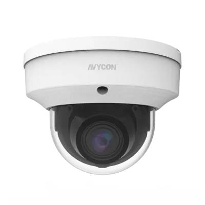 AVYCON - AVC-TV22M - 2MP (1920x1080), Vandal Dome Camera, 4-in-1, HD-TVI (default), CVI, AHD, ANALOG (960H), 2.7-13.5mm Motorized A/F Lens, 66ft Smart IR's, DWDR, CoC, OSD, BLC, DC12V/AC24V, IP67, White
