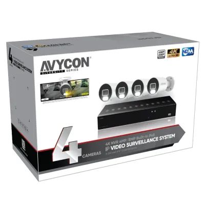 AVYCON - AVK-NB81B4-1T - 8MP Diversity InfiniteColor 8MP IP Kit