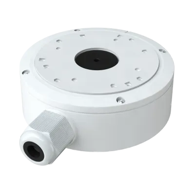 AVYCON - AVM-EDMTS-W-TL1 - Junction Box for Small Turret Domes and Large Bullet Cameras, White. Compatible models: AVC-ENN41FT(/2.8), AVC-ENN81FT(/2.8), AVC-NBL21M-L1