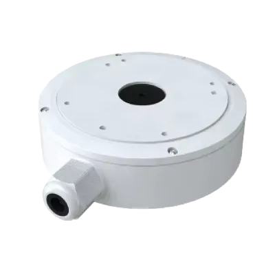 AVYCON - AVM-EDMT-W-TL1 - Junction Box for Large Turret Domes, White. Compatible models: AVC-ENN41AVT, AVC-ENN81AVT