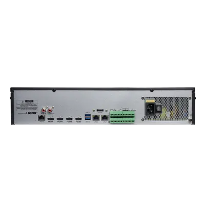 AVYCON - AVR-NSV64E2N-4T - H.265+ 64CH 4K NVR, DUAL NIC, max. 640Mbps, 8MP@30FPS, ONVIF, 8 Alarm In / 1 Alarm Out, 1 HDMI 4K Output, 4 SATA, 4TB HDD installed