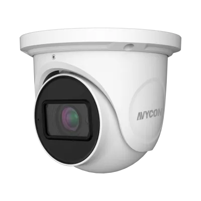 AVYCON - AVC-ENN81AVT - (NDAA) 4K (8.4MP) IP H.265 IR FD Turret, 30fps@3840x2160, True D&N (ICR), 2.8-12mm Motorized Autofocus Lens, 2 Starlit IR LED's, 1 Audio, Built-in MIC, DC12V, PoE Built-in