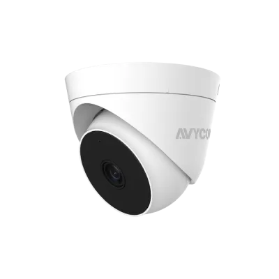 AVYCON - AVC-TLE51F28 - 5MP EVO Series TVI/CVI/AHD Indoor Eyeball, 2.8mm, 5MP/20fps, 4MP/30fps, 2MP/30fps switchable, DWDR, 3DDNR, DC12V, White