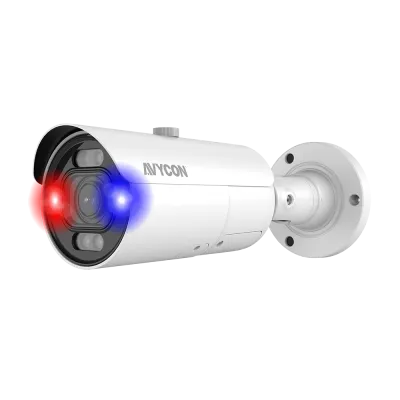 AVYCON - AVC-NDB51M - 5MP H.265 MOTORIZED BULLET NETWORK CAMERA Active Deterrence 24/7 Color