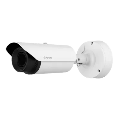 Hanwa - TNO-4040T/KUS - Network IP VGA Thermal Bullet Camera with 13mm Lens, White