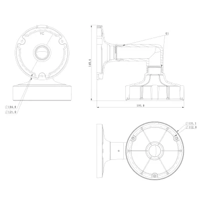 Speco - WMT2 - Wall Mount