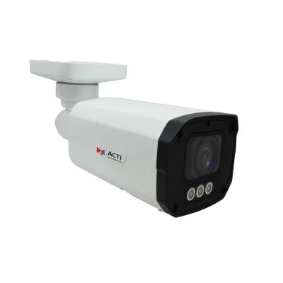 ACTi - Z429 - 8MP Deep Learning AI 5x Zoom Bullet with IR LED 60m, White LED 60m, Smart Dual Light, ColorVizion, WDR 130dB