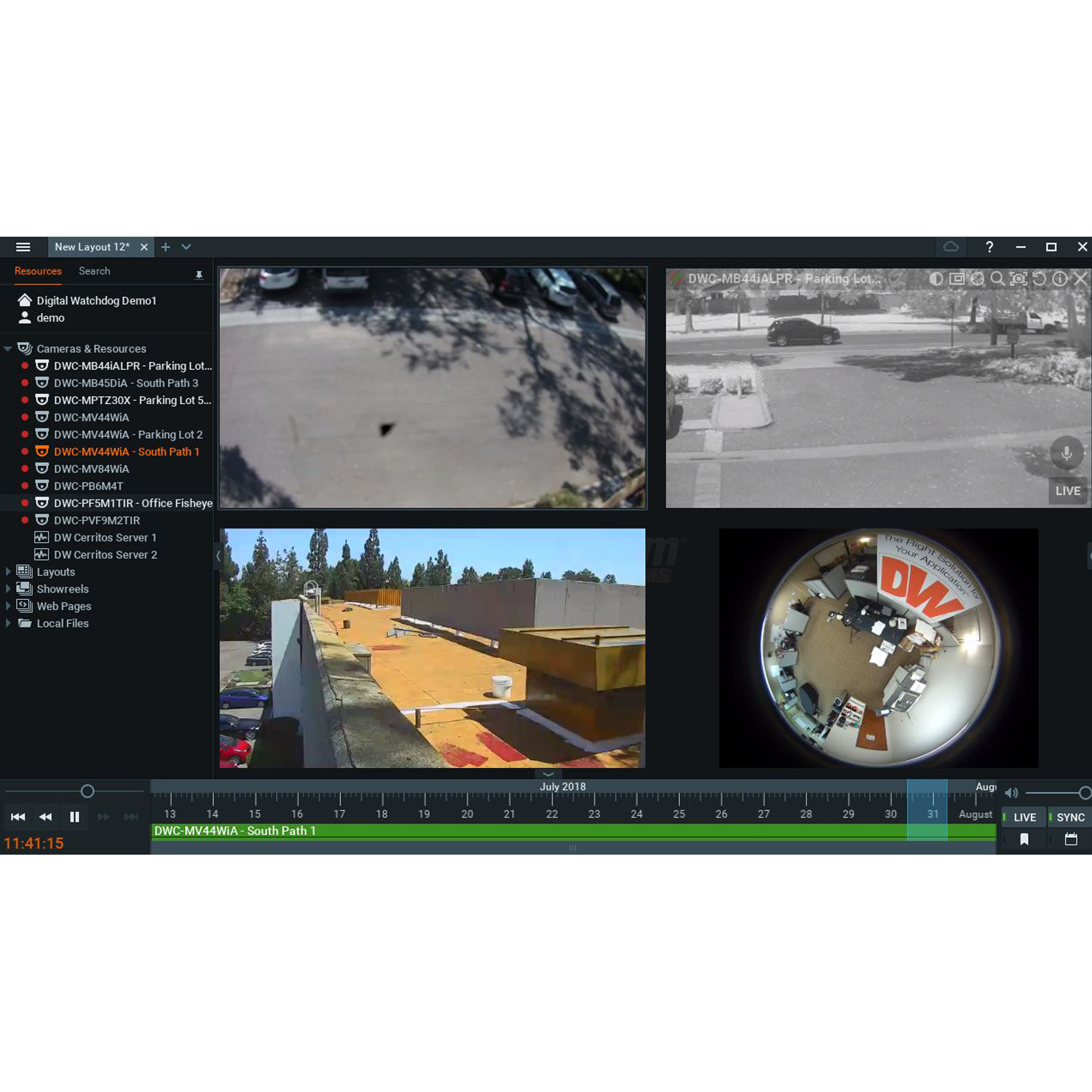 DIGITAL WATCHDOG DWSPECTRUMLSC004 Four DW Spectrum IPVMS License