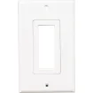 Platinum Tools - VZ7025 - Single Gang Decora Style Brush Plate, White