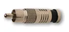 Platinum Tools - 18280 - RCA Type RGB Compression 25AWG Nickel Plated Connectors (Bulk Package 25Pc/Bag)
