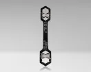 Jonard  - AHW-600 - Adjustable Hex Wrench, 6 - 13 mm & 1/4" - 9/16" 