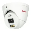 BOLIDE - BN9019AD/NDAA - H.265 8MP 2.8mm Fixed Lens IP67 Full Color Active Deterrent Turret Camera, Color At Night Warmlight Up to 65 Feet, Two-Way Audio ( Built-in Speaker and Mic ), MicroSD Slot Up to 256GB, Active Deterrent Red and Blue Lights, PO