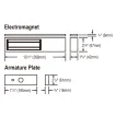 SECO-LARM - E-941SB-1200 - 1,200-lb Electromagnetic Lock, UL Listed
