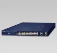 Planet - GS-4210-24HP2C - 4-Port 10/100/1000T 802.3bt PoE + 20-Port 10/100/1000T 802.3at PoE + 2-Port Gigabit TP/SFP Combo Managed Switch