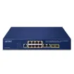 Planet - GS-4210-8P2C - IPv4/IPv6, 8-Port Managed 802.3at POE+ Gigabit Ethernet Switch + 2-Port 10/100/1000Mbps RJ45 + 2-Port 100/1000X SFP 120W
