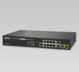 Planet - GS-5220-8P2T2S - IPv4/IPv6 L2+/L4 8-Port 10/100/1000T 802.3at PoE + 2-Port 10/100/1000T