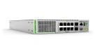Hanwha - HV-GS980MX/10HSm - L3 Stackable Switch, 8x 100M/1/2.5/5G PoE++, 2x SFP+ ports and a single fixed power supply, US Power Cord. Optimized to use with Hanwha network camera products.